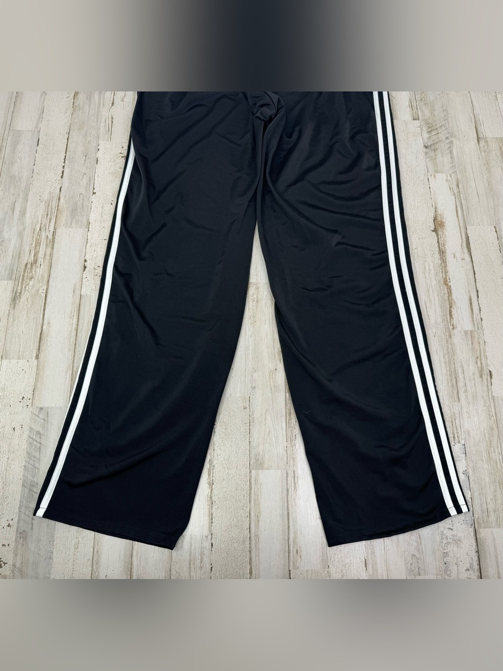 Adidas Climalite Men’s XL Sweatpants Black White Stripe - Picture 10 of 10